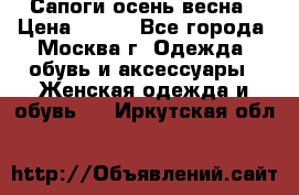 Сапоги осень-весна › Цена ­ 900 - Все города, Москва г. Одежда, обувь и аксессуары » Женская одежда и обувь   . Иркутская обл.